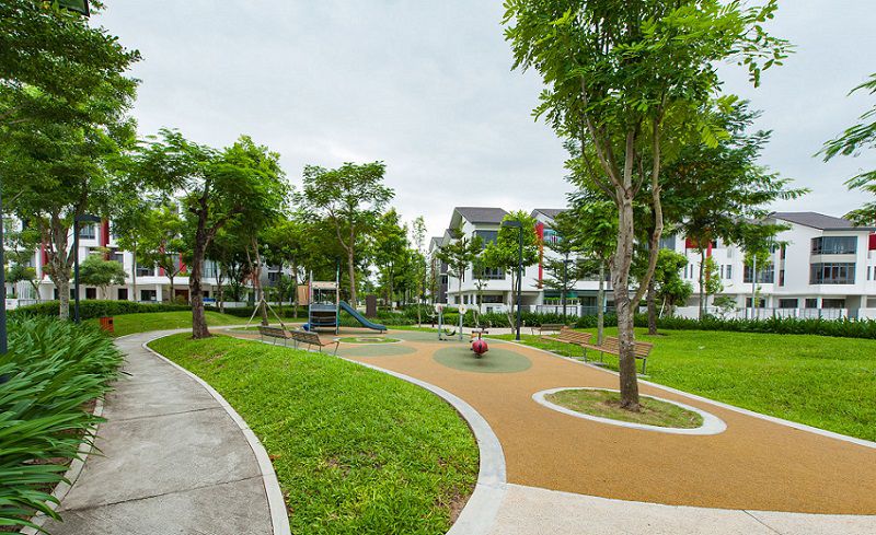hình ảnh công viên dự án Gamuda gardens