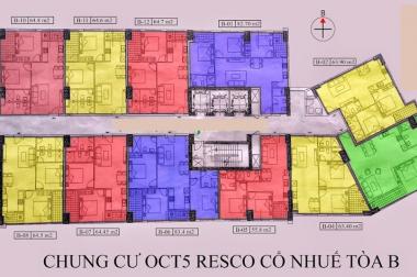 Bán chung cư Resco OTC5B- Từ Liêm bán căn số 07 diện tích 64.45m2 giá rẻ