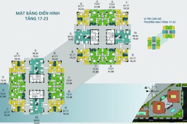 Khu ngoại Giao Đoàn bán căn 02 tháp A tòa công vụ N04A - giá rẻ bất ngờ diện tích 67.88m2