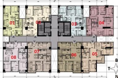 Chung cư Ngoại Giao Đoàn - Bắc Từ Liêm bán căn hộ 02 - tòa N01T3, diện tích 109.5m2 vị trí đắc địa