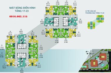 Bán căn hộ 07 tòa N04A công vụ tháp A Khu Ngoại Giao Đoàn diện tích 67,88m2