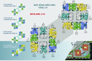 Bán căn 06 tòa N04A công vụ tháp B khu Ngoại Giao Đoàn - Bắc Từ Liêm, diện tích 59,20m2 giá rẻ