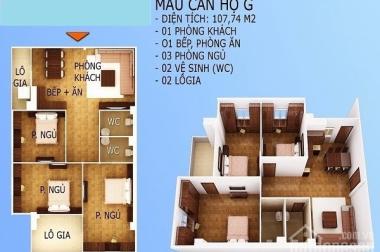 Tôi cần bán chung cư CT2B Thạch Bàn, căn 107.74m2, tầng 16, giá 13tr/m2, bao tên và nội thất