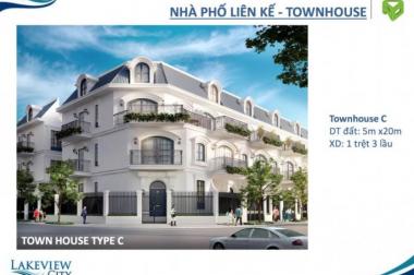 Cơ hội tuyệt vời để sở hữu biệt thự liền kề Lakeview City phường An Phú, Q2 DT: 100m2. Giá: 5,8 tỷ
