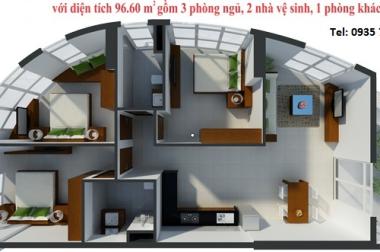 Bán căn hộ chung cư tại Dự án Skyway Residence, Bình Chánh,  Hồ Chí Minh diện tích 95m2  giá 730 Triệu