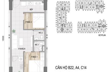 Bán căn hộ chung cư tại dự án Prosper Plaza, Quận 12, Tp. HCM, diện tích 49m2, giá 868 triệu