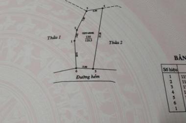 Bán đất 5x21m đường Bùi Công Minh, thị trấn Long Điền, giá 250 triệu