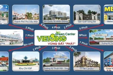 Bán đất tại dự án khu đô thị Việt - Sing The Oasis, Thuận An, Bình Dương diện tích 100m2 giá 1.8 tỷ