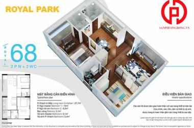Bán một số căn hộ Ruby chung cư cao cấp Royal Park Bắc Ninh, giá theo chủ đầu tư
