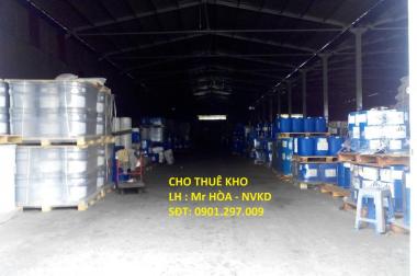 Cho thuê kho chứa hàng chất lượng cao, giá rẻ, dịch vụ trọn gói, tại KCN Sóng Thần, LH: 0901297009