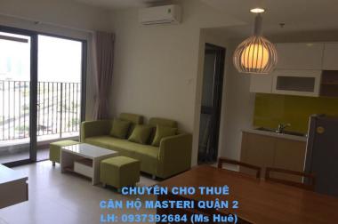 Cho thuê căn hộ chung cư Masteri Thảo Điền, Quận 2, 2 phòng ngủ, nội thất Châu Âu, giá 18 tr/th