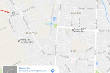Bán đất phường Đông Vĩnh- Vinh- Hướng Đông Bắc- Giá: 5.5 triệu/m2- DT: 111,5 m2