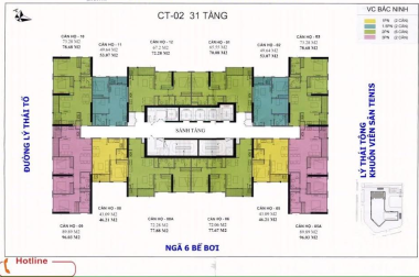 Bán nhanh căn hộ (8A08 & 15A05) dự án Vinhomes Bắc Ninh. Giá CĐT (không chênh)