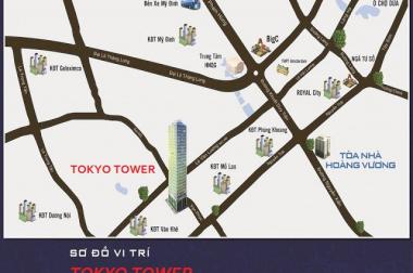 Chung cư Tokyo Tower nơi để sống, nằm tại ngã tư Vạn Phúc, nhanh tay sở hữu căn đẹp, giá từ 19tr/m2