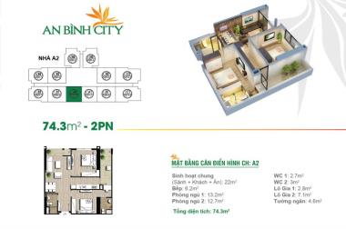 Cần bán gấp căn 74m2 A7-2506 dự án An Bình City