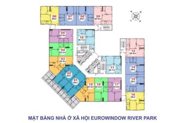 Mở bán nhà ở xã hội Eurowindow River Park, tặng gói nội thất cơ bản trị giá 200 triệu,Lh cđt 0961115961