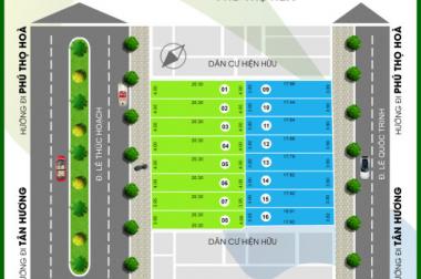 Duy nhất 16 nền mặt tiền Lê Thúc Hoạch, tiện ở lợi kinh doanh