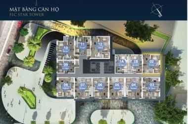 CC bán CHCC FLC Star Tower 418 Quang Trung, căn tầng 1608 DT 76.02m2 giá 19tr/m2, LH 0989540020