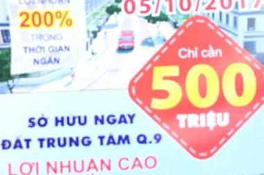 MỞ BÁN ĐỢT 1 KHU DÂN CƯ ĐẲNG CẤP 500TR NỀN ĐẤT 52M2 PHÚ HỮU QUẬN 9