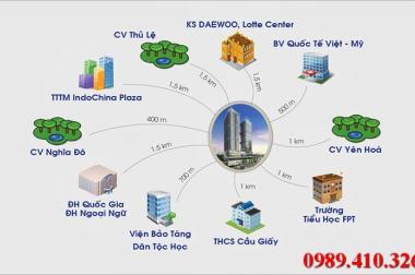 Cho thuê văn phòng Tràng An Complex, văn phòng giá rẻ Cầu Giấy, nhiều diện tích 0989410326