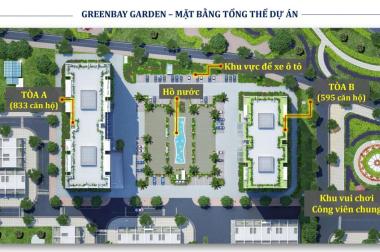 Bán căn hộ chung cư rẻ dưới Hạ Long dự án Green Bay Garden giá 16tr/m2. LH 0986284034
