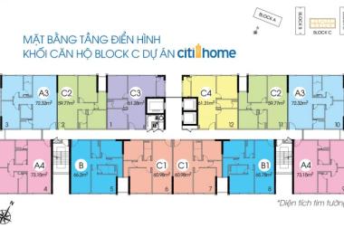 Cần bán 1 số căn hộ Citihome, DT 57m2, 70m2, 85m2, giá tốt, có sổ hồng, có nội thất, giá tốt