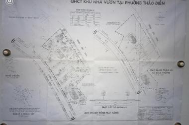 Bán đất 1258m2 village Thảo Điền, đường Nguyễn Văn Hưởng, Quận 2