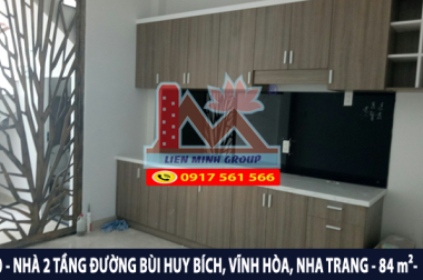 N0170 - Nhà đẹp 2 tầng giá rẻ mặt tiền đường Bùi Huy Bích, Vĩnh Hòa, Nha Trang