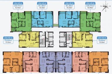 Bán căn hộ chung cư tại Hoàng Mai, Hà Nội diện tích 78m2, giá 1.8 tỷ