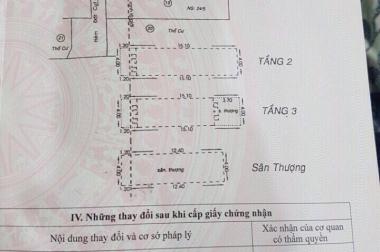 Bán nhà hẻm 584, Phạm Văn Chiêu, Phường 16, Quận Gò Vấp, 4 x 16,5m, 1 trệt 3 lầu, giá 4,25 tỷ