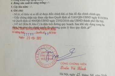 Bán lô đất tại quận Thanh Xuân giá 180 tỷ, 0911 999 599 Việt Anh
