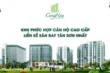 Chuyển công tác gấp sang lại căn Cộng Hòa Garden, lầu 8, DT 72,65m2, giá 1,8 tỷ