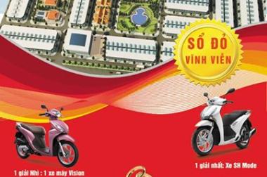 Mua đất nền tại dự án khu đô thị mới Đồng Cửa có cơ hội bốc thăm trúng thưởng xe máy SH 0977.712.125