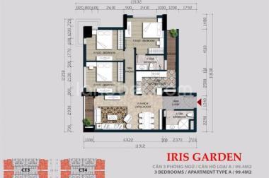 Tổng hợp quỹ căn đẹp còn lại tại dự án IRIS GARDEN Mỹ Đình - LH 097.141.5678