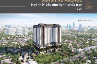 Chỉ 1 tỷ 250 triệu sở hữu căn hộ Sunshine Avenue 6 tầng dịch vụ LK Võ Văn Kiệt, P16, Q8,0938677909