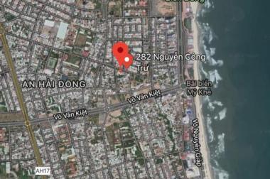 Đất mặt tiền Nguyễn Công Trứ, gần bãi biển Mỹ Khê, Đà Nẵng