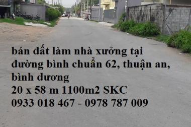 Bán đất làm nhà xưởng SKC tại phường Bình Chuẩn, Thuận An, Bình Dương, đường Bình Chuẩn 62
