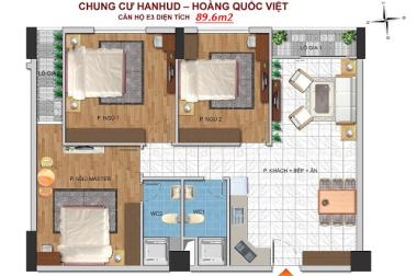 Bán chung cư Hanhud, 234 Hoàng Quốc Việt, diện tích 53m2 - 145m2, giá chỉ từ 25,5 tr/m2