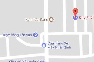 Cho thuê nhà 50m2 sau chợ Phú Phong, Bình Chuẩn
