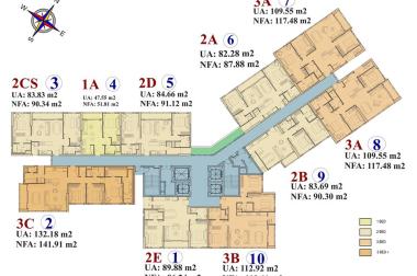 Bán căn hộ 2 phòng ngủ B-09.03, tháp Bora Bora, Đảo kim Cương, 90m2, view hồ bơi, giá 4.7 tỷ