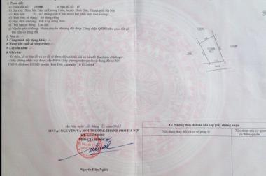 Cần bán 92.1m2 đất Dương Liễu, Hoài Đức. Gần chợ Sấu
