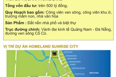 Homeland Sunrise City dự án đầu tư sinh lời cao nhất hiện nay!!!
