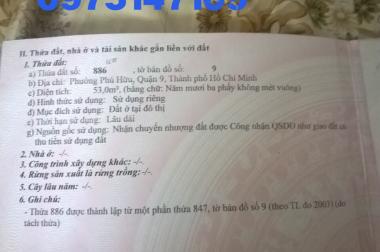 Cần bán lô đất thổ cư đường Bưng Ông Thoàn, sổ riêng,cạnh khu biệt thự Villapart, Phú Hữu - Quận 9