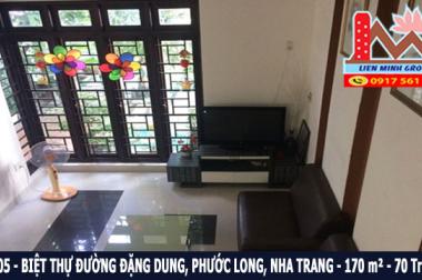 Bán biệt thự đường Đặng Dung, phường Phước Long, Nha Trang