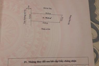 Bán nhanh, bán gấp 95m đất đường rộng 5m, Cái Tắt, An Đồng. Giá 890tr.
