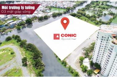Chỉ 250tr sở hữu ngay căn hộ Conic Riverside, Q. 8 2 mặt view sông MT Tạ Quang Bửu nối dài, full NT
