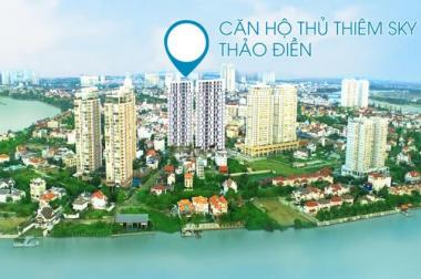 Cho thuê căn hộ Thủ Thiêm Sky, Thảo Điền, Q.2, giá 15tr/tháng, 2PN Full nội thất. LH: 0931.778087