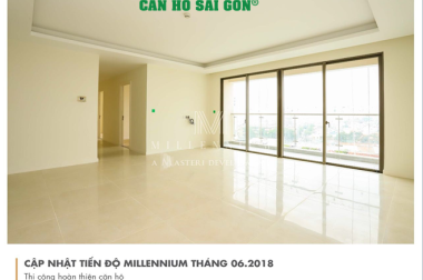 Bán gấp căn hộ Masteri Millennium mặt tiền BVĐồn Q.4 giá 7,9 tỷ  DT 98