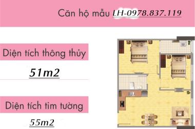 Bán gấp căn hộ 2PN, 54m2, chỉ 1.6 tỷ KĐT Nghĩa Đô, 106 Hoàng Quốc Việt