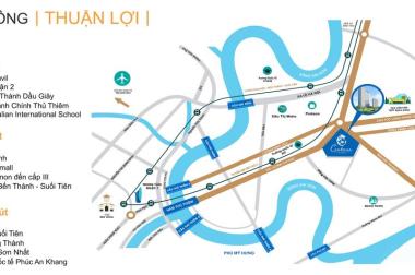 Vay lên tới 70 % để sở hữu căn hộ nhà ở Centana, 63,8m2, giá 2.39 tỷ